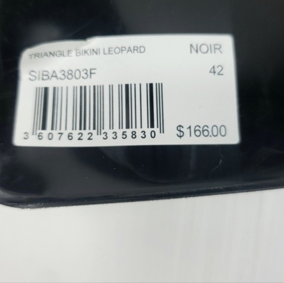 ZADIG & VOLTAIRE Leopard Print Bikini Top & Bottom Set sz 42 new in bag - Picture 3 of 5